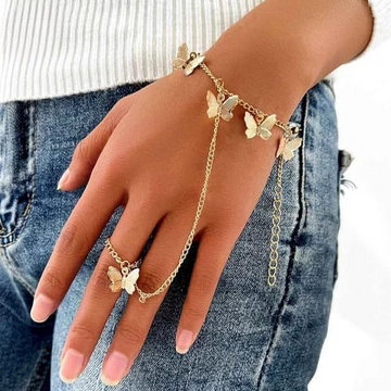 Butterfly hand Charm Bracelet For Girls