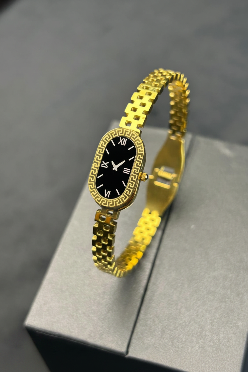 Fake Watch Handcuff Bracelet for Women